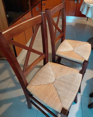 Sedie in legno