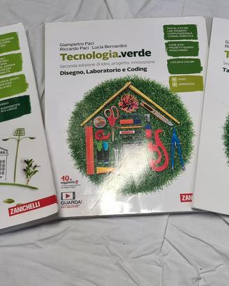 libri scuola media Tecnologia.verde 
