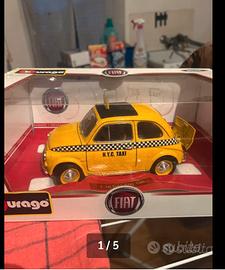 Modellino Auto Fiat 500 Taxi N.Y.C. Burago
