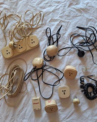 Lotto Accessori Telefoni Vintage SIP/Telecom,prese