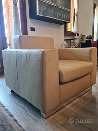 Poltrona design pelle Chateau d’Ax ISLAND