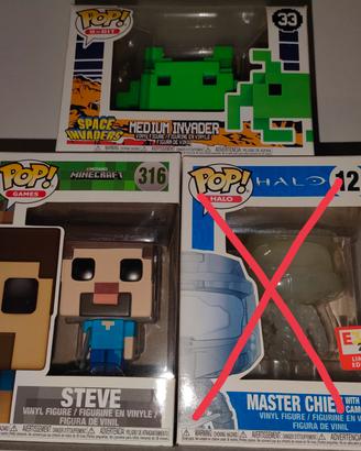Funko pop Minecraft Space Invaders 