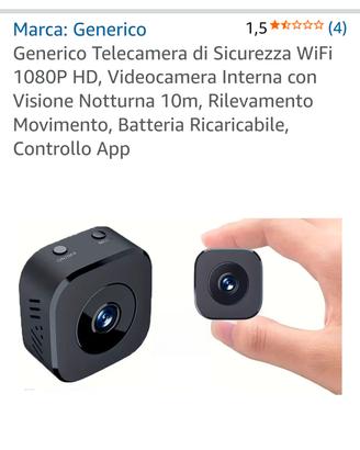 Mini telecamera wifi 