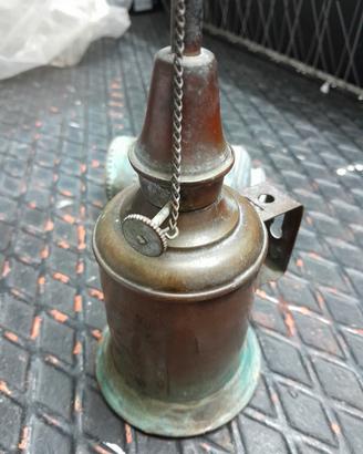 Lampada miniera vintage