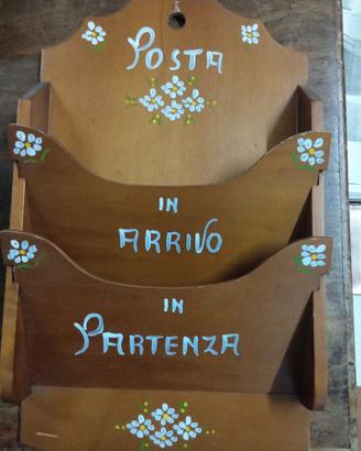 Portalettere vintage da parete 