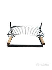 GRIGLIA  GRATELLA PER BARBECUE MISURA 70X45 CM PE