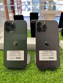 iPhone 13 Pro Max Nero 128GB 85% | Garanzia 1 anno