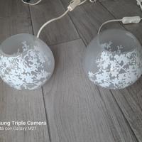 coppia di lampade da tavolo