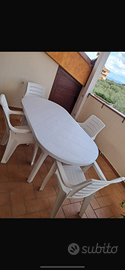 Tavolo grand soleil + 8 sedie