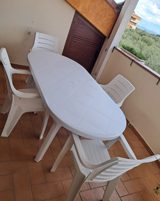 Tavolo grand soleil + 8 sedie