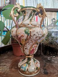 Vaso anfora Capodimonte Arte italiana