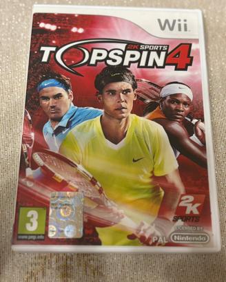 Gioco TopSpin4 per la Wii