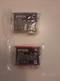 Cartucce  Originali Epson mod. T0801 T0803
