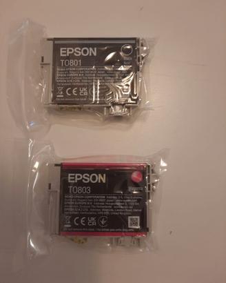 Cartucce  Originali Epson mod. T0801 T0803