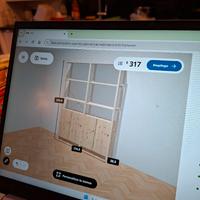 IVAR IKEA Scaffale con armadietti chiusi 