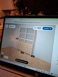 IVAR IKEA Scaffale con armadietti chiusi 