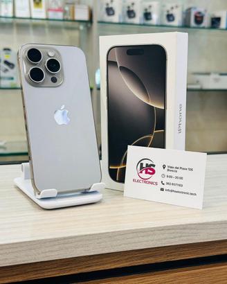 IPHONE 16 PRO MAX 256 GIGA CON GARANZIA APPLE