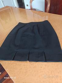 gonna sartoriale piegoncini 