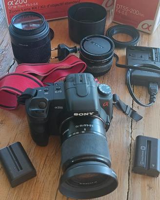 Fotocamera reflex Sony A 200
