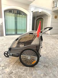 rimorchio Kessel per bici. due posti. 