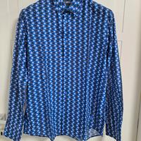 Camicia Vilebrequin taglia M, fantasia geometrica