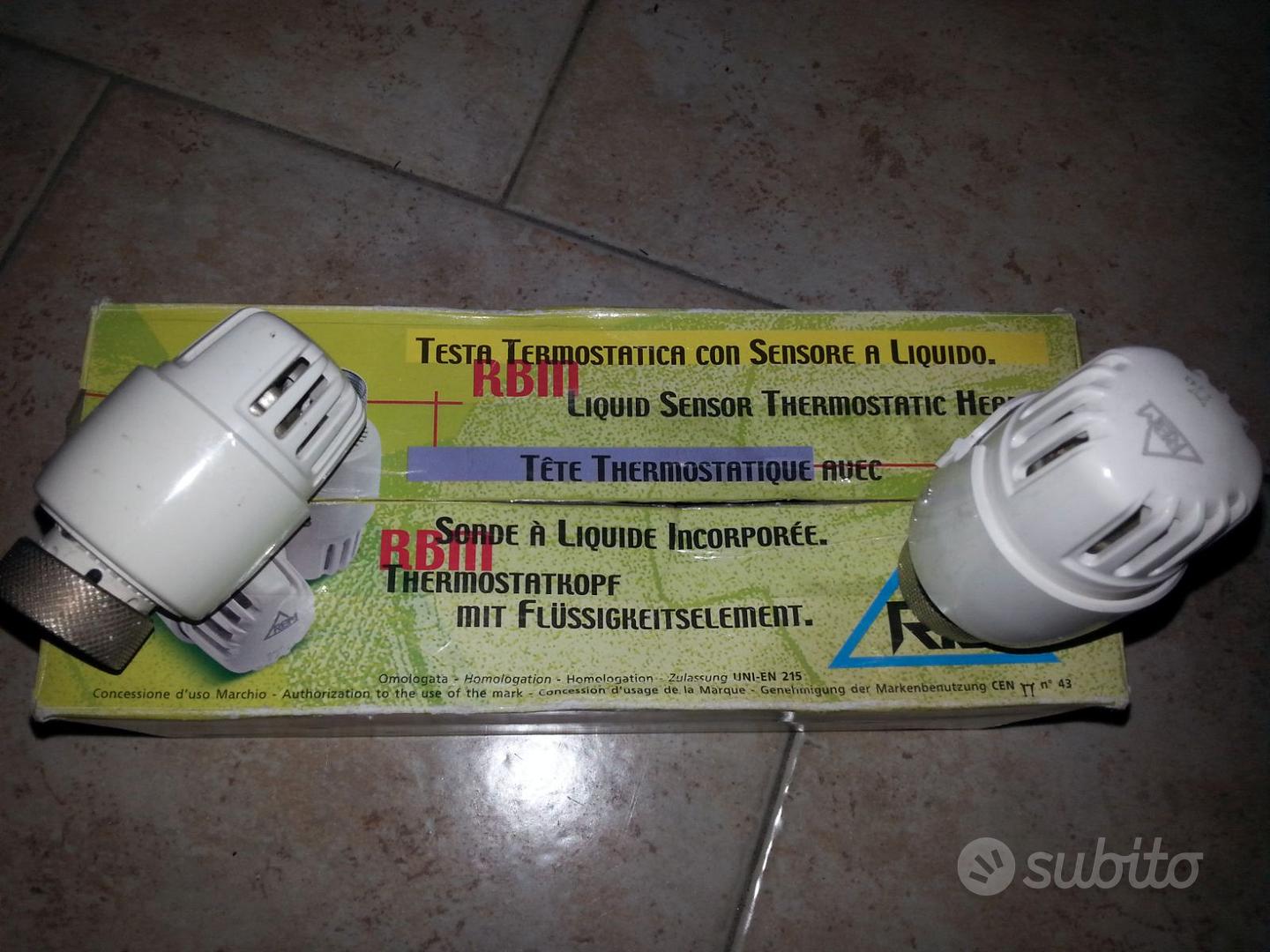 Set 6 Testine Termostatiche M30x1.5 - Controllo Temperatura Radiatori Per Casa E Ufficio - Foto 10