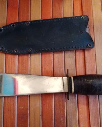 Coltello Virginia Maniago anni 60/70 con fodera