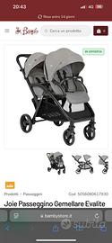 Passeggino doppio joie