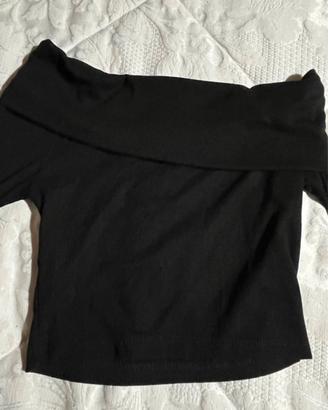 top con scollo a barca