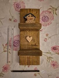 Mensolina / Decorazione Artigianale in Legno