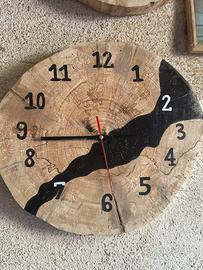 Orologio artigianale da parete- fatto a mano
