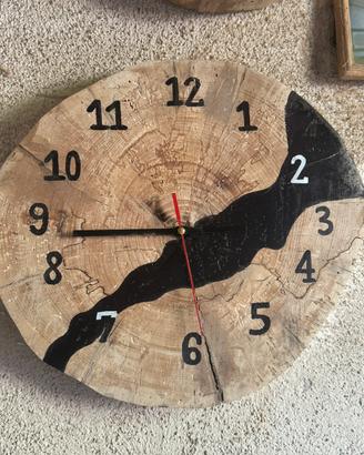 Orologio artigianale da parete- fatto a mano