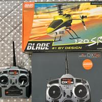 Elicottero 4 ch + radiocomando Spektrum