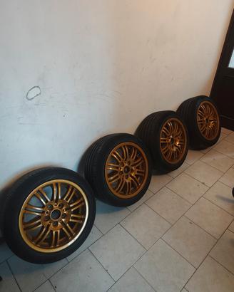 cerchi bmw 17" 5 x120  gommati 80%
