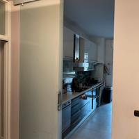 Porta scorrevole vetro satinato h290cm