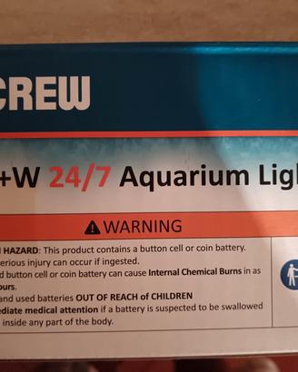 lampada led per acquario