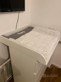 Fasciatoio compatibile con cassettiera Ikea Malm