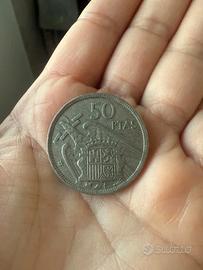 Moneta 50 Pesetas Spagna 1957 - Francisco Franco