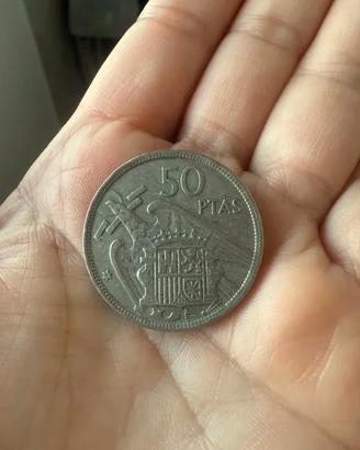 Moneta 50 Pesetas Spagna 1957 - Francisco Franco
