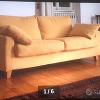 Divano Delta Salotti, cm 175, in pioppo