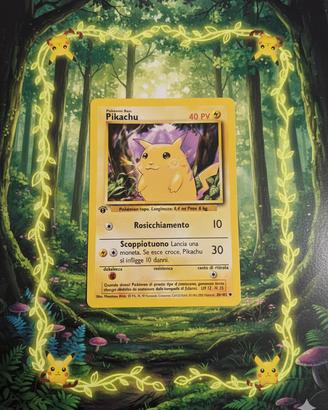 Pikachu 58/102 first edition pokemon