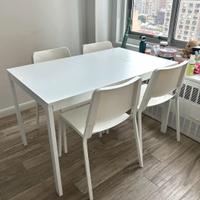 Tavolo IKEA Vangsta bianco allungabile 75x120/180