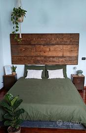 TESTIERA LETTO LEGNO MASSELLO