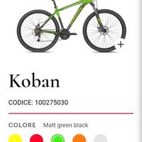 Bici mtb Brera Koban 26