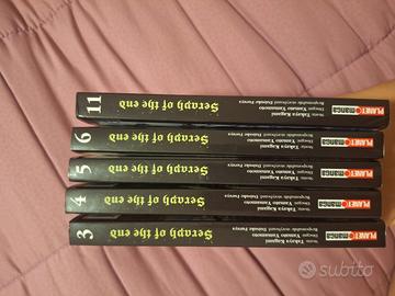 Seraph of the end volumi 3,4,5,6 11