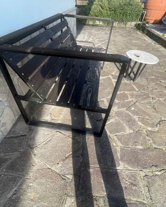 Panchina fatta a mano