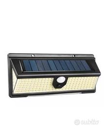 Faretto Esterno Energia Solare 190 LED Sensore