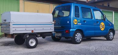 SUZUKI Wagon R+ 4x4 con carrello appendice 2000