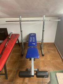 Panca con bilanciere