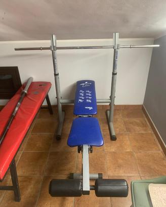 Panca con bilanciere